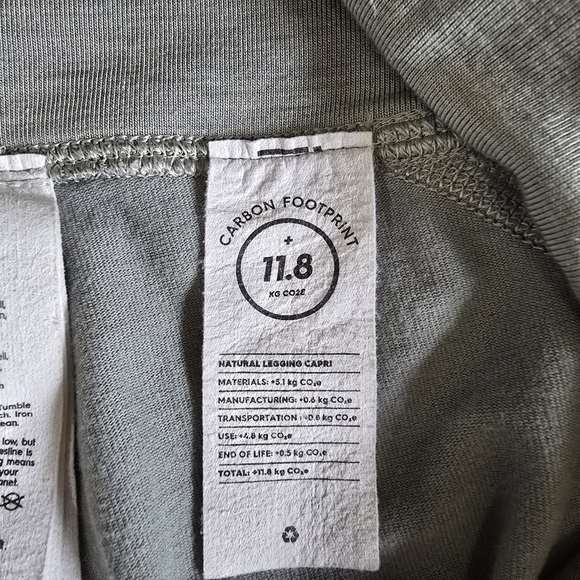 Allbirds Natural Capri Legging Hazy Pine Size XS - Picture 13 of 14